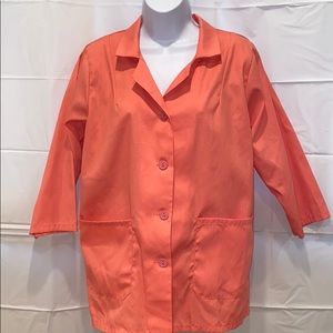 Peach colored medical/uniform jacket